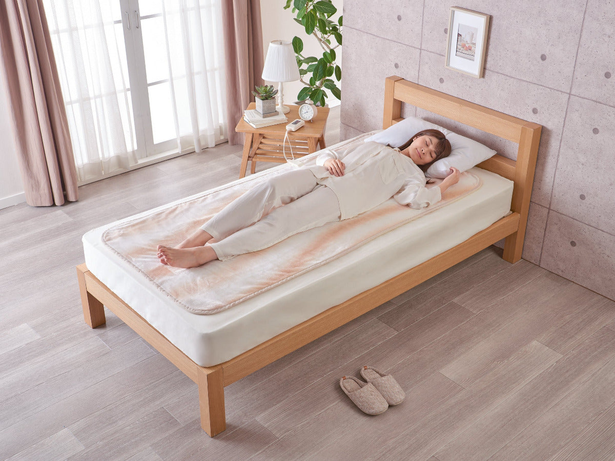 電気敷毛布　ボア生地ロングサイズ　NA-08SL(BE)