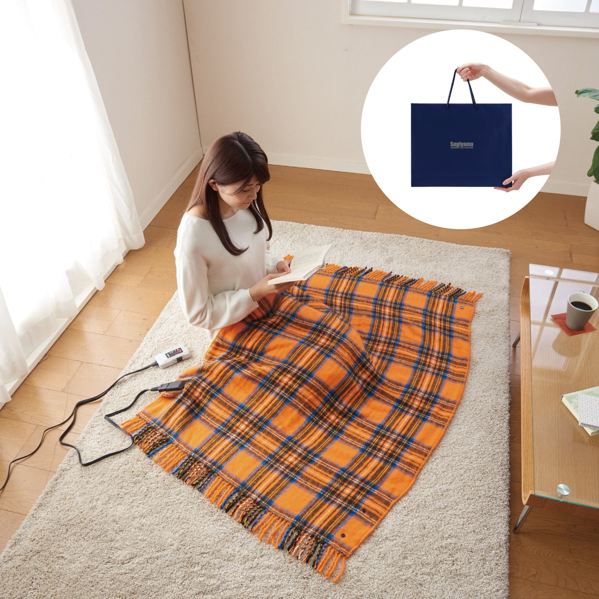 プレゼントに最適！ 電気ひざ掛け SSW22H22（20%OFF） – 椙山紡織 