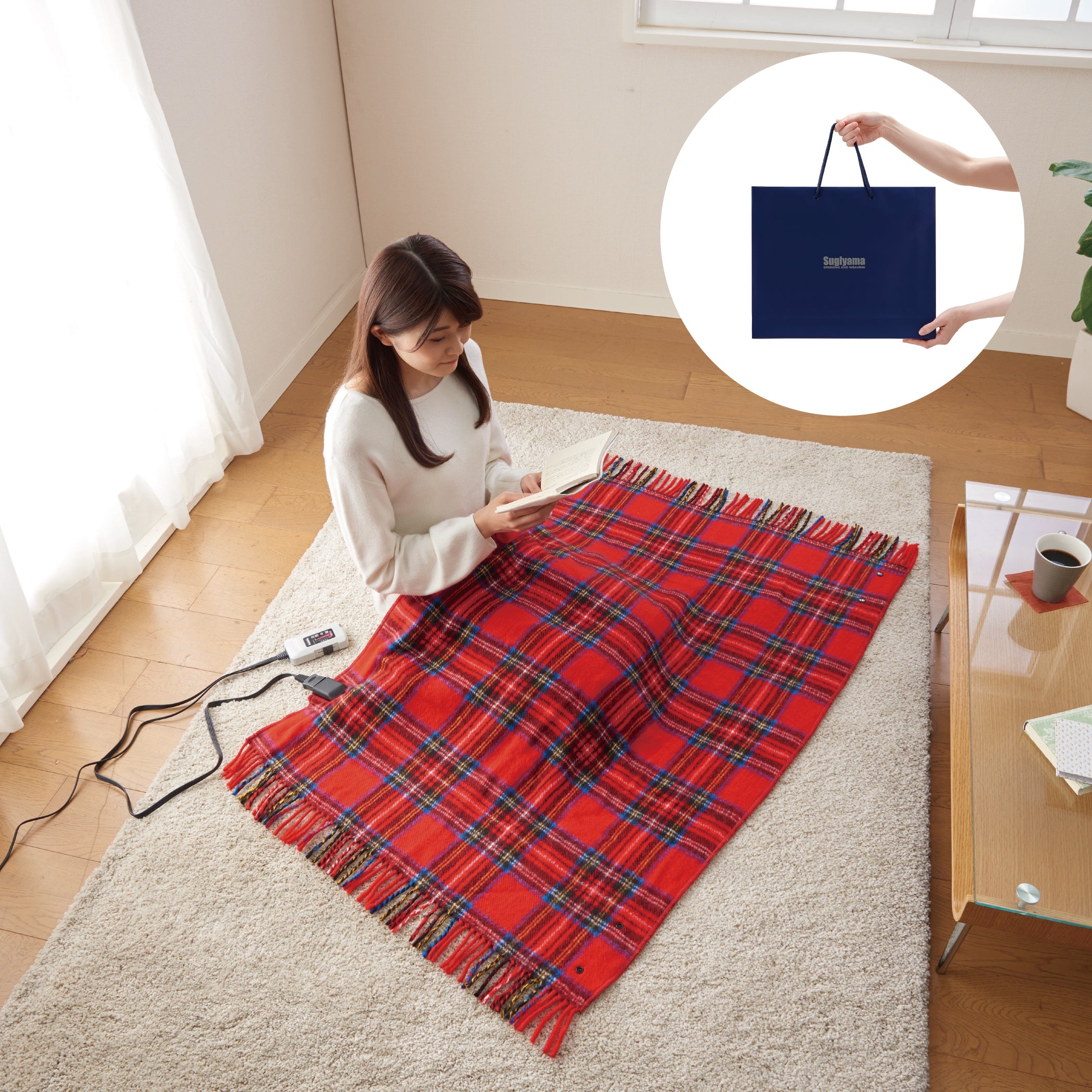 プレゼントに最適！ 電気ひざ掛け SSW22H22（20%OFF）